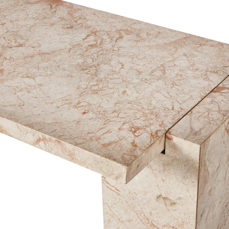 Romano 73'' W Marble Console Table
