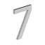 Deltana RNE-7U32D 4" NUMBER 7, E SERIES WITH RISERS, STAINLESS STEEL in Brushed Stainless-1602759699