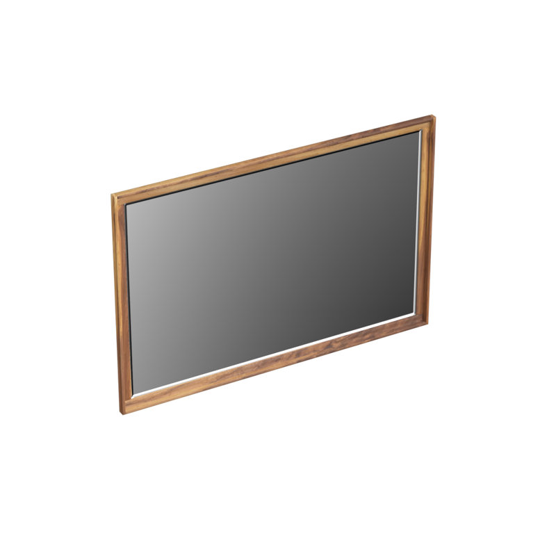 Lisco Wood Wall Mirror, 80cm H  x  120cm W