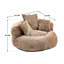 Fauteuil à billes à haut dossier avec 3 coussins Coolmore-1814828368