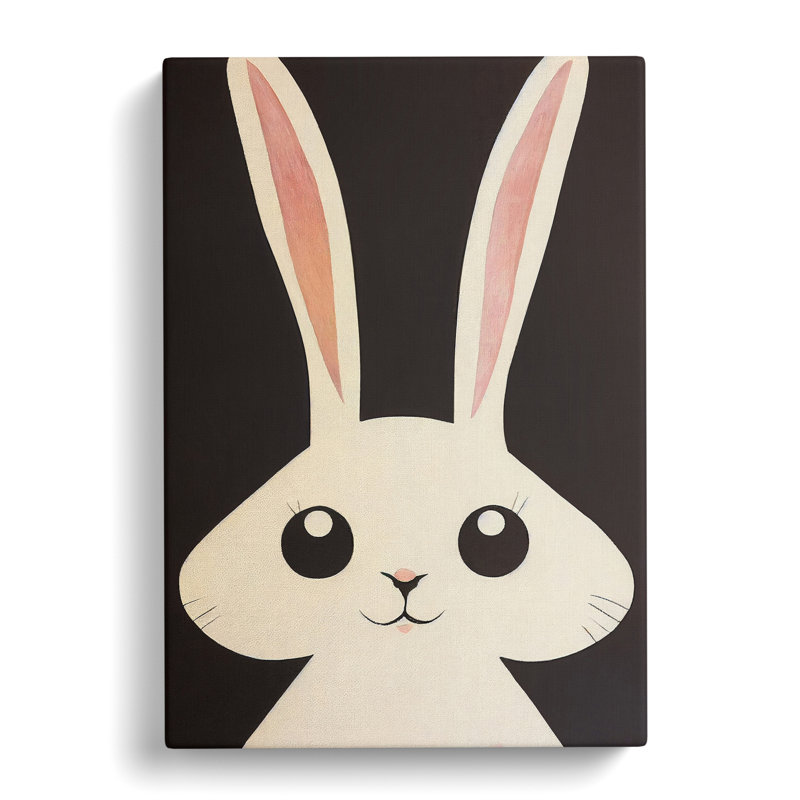 Ditlev Rabbit - Wrapped Canvas, 60cm H x 40cm W x 3cm D