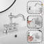 2-handle Bathroom Faucet with Drain Assembly-73110351