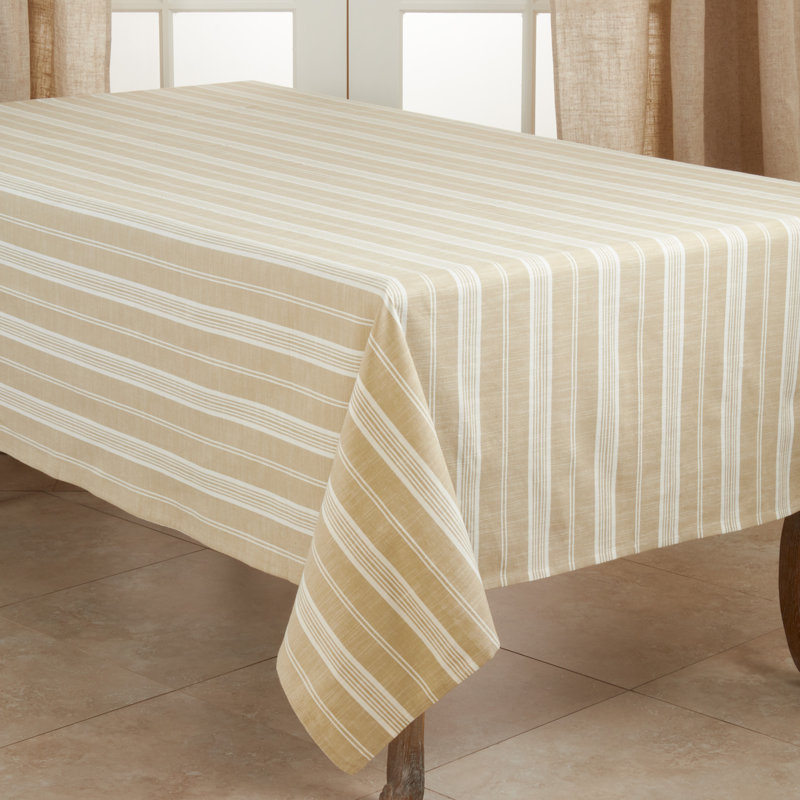 Nappe 100% coton Capel, 160 po x 65 po, Kaki