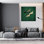 «Minimalist Asian Cranes», impression sur toile, art mural serein 1P