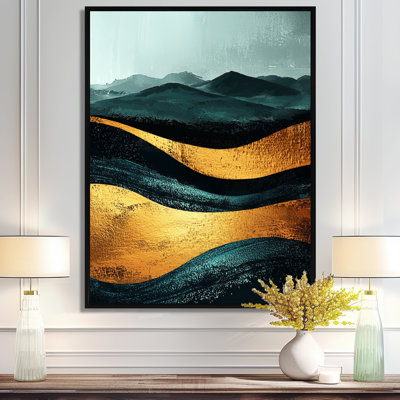 «Midford Minimal Forest and Peaks Solitude Horizon IV», art encadré