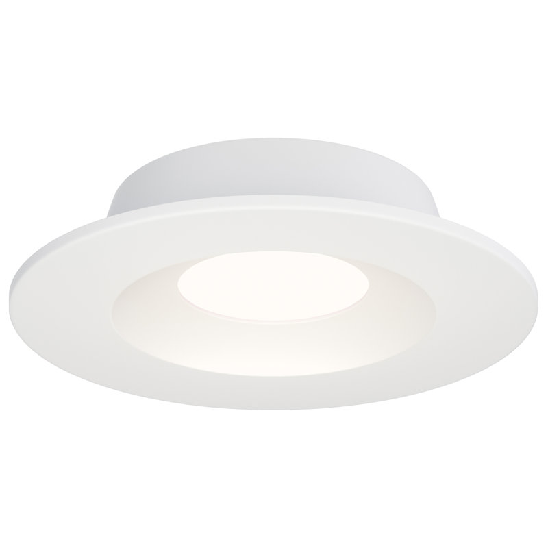 Kazushi Acrylic LED Flush Mount, White
