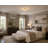 Harvey Modern 3 Light Crystal Flush Mount