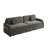 Space-saving Convertible Sleeper Sofas, Chenille Upholstered, Modern Grey Couch For Living Room