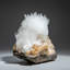 Scolecite on Stilbite from Nasik District, Maharashtra, India