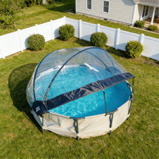 Round Multifunctional All Weather Cover Pool Dome Enclosure With Heat Retention For Outdoor Pools