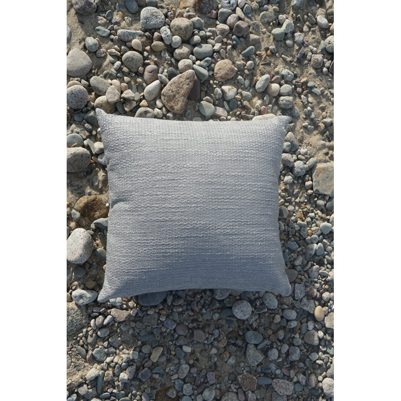 Housse de coussin d'extérieur Natural Waves, Gris, 20 po x 20 po