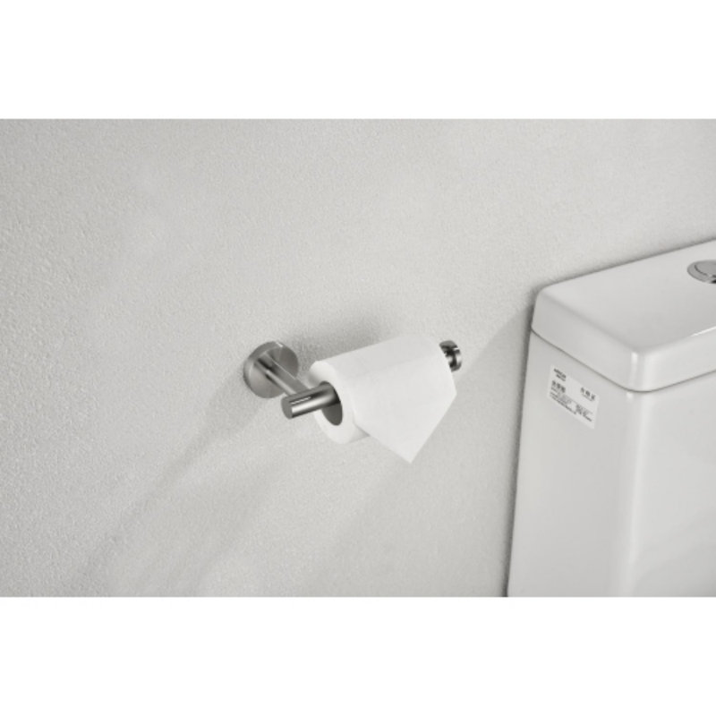Ensemble de quincaillerie de salle de bain, ensemble d'accessoires de salle de bain 6 pièces comprenant une barre à serviettes, un porte-papier hygiénique, un anneau à serviette, 2 crochets en acier inoxydable SUS304, robuste