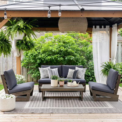 Louise 4 - Person Patio Conversation Set