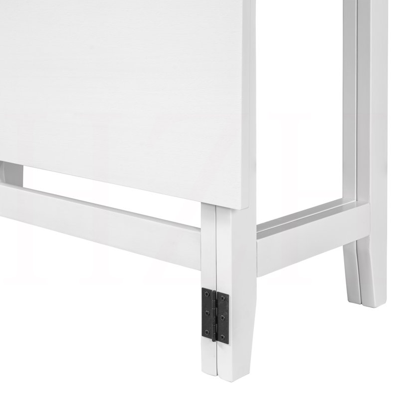 Table de salle à manger extensible Farmhouse, White
