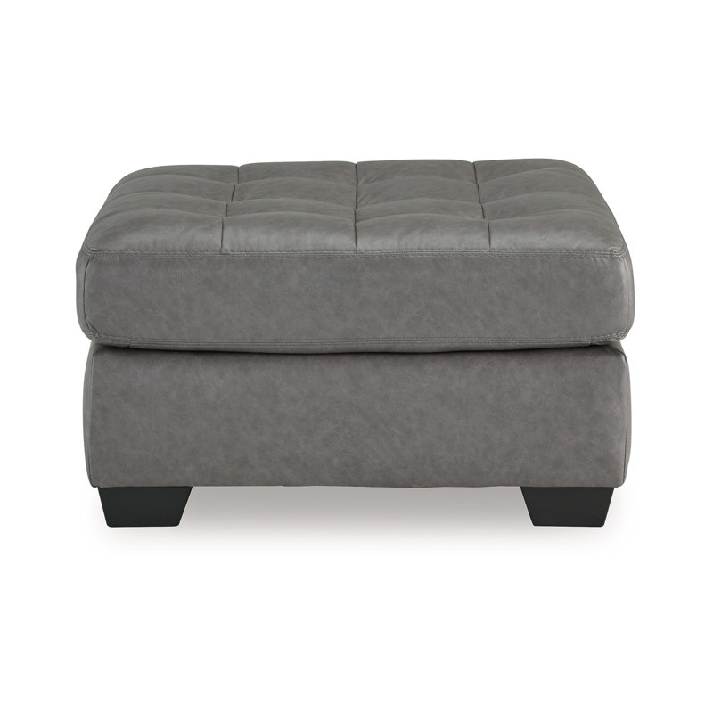 Lairi Vegan Leather Ottoman