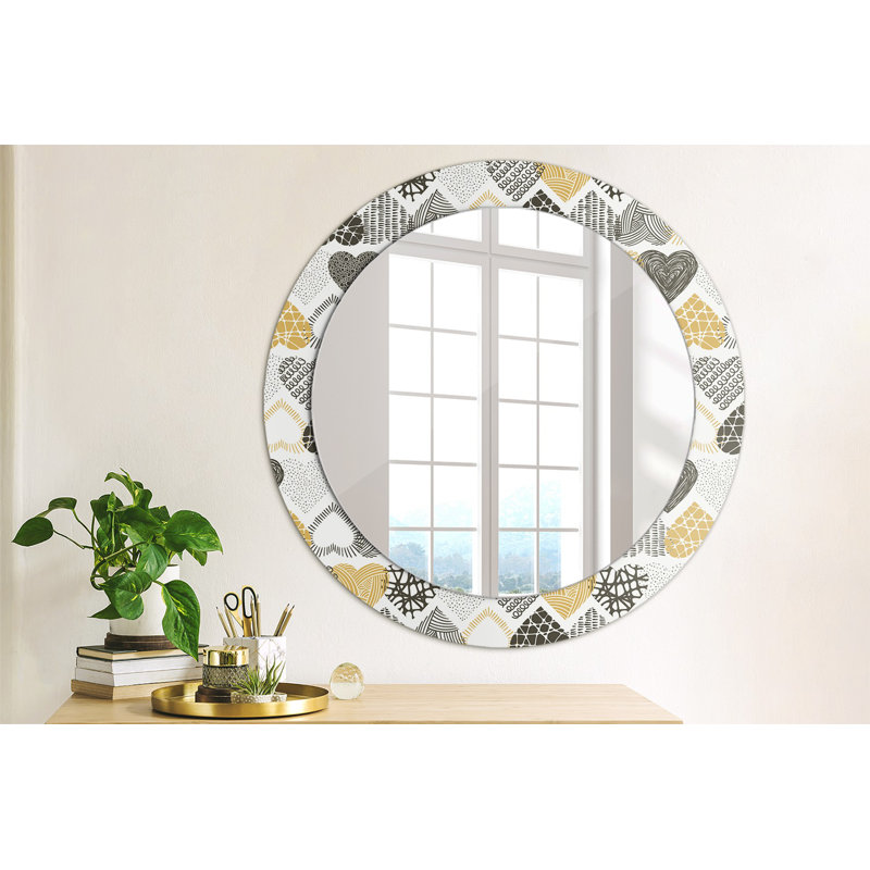 Huldar Glass Flat Wall Mirror