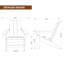 Chaise Adirondack d'extérieur Brazzell-747073612