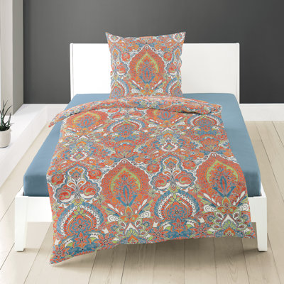 Paisley Duvet Cover Set with Pillowcases Included