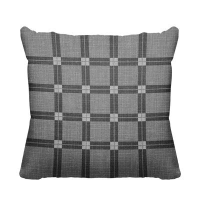 Plaid Indoor/Outdoor Throw Pillow