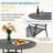 Outdoor Metal Patio Table And Chairs Set For 4