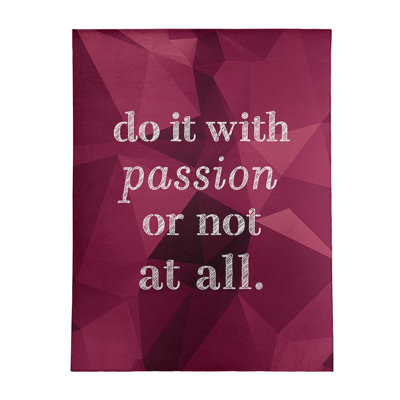 Tapis de poly-chenille en poly-citation passion