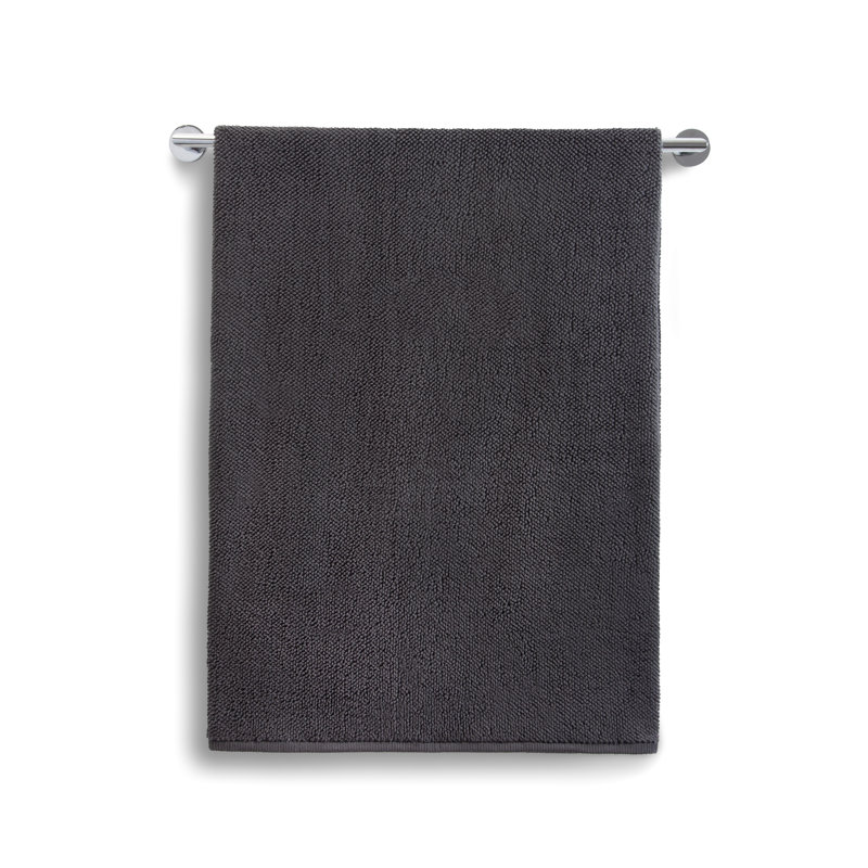 Cotton Plush Hand Towel, Charcoal