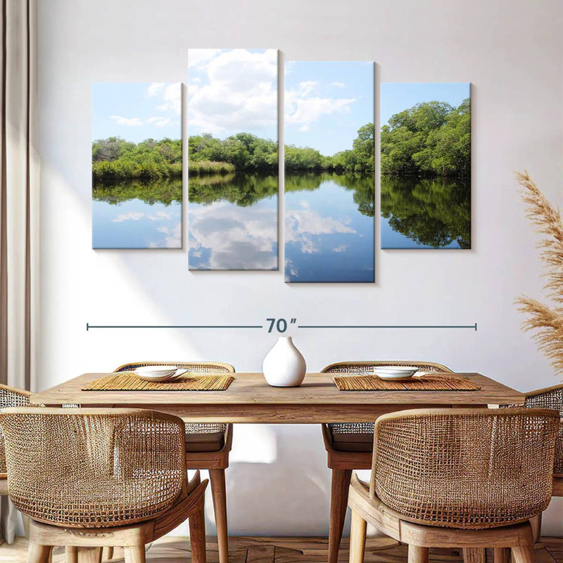 Alvord Lake Trees Reflection, 42" H x 68" W