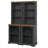 Bookcases With Storage, Mdf 66.1 In Modern Curved Home Display Set