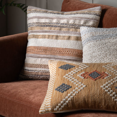 Kardinya Natural Square Cushion