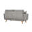 Narnclaedra 65'' Corduroy Square Arm Loveseat-1519751801