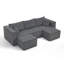 Canapé modulaire modulaire en velours côtelé compressé-57564805