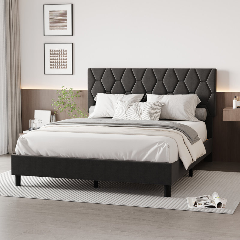 Bed, European Single (90 x 200 cm), Grey