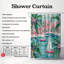 Chic Beachside Scenes - Rideau de douche standard 1 pièce-544480271