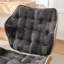 Fauteuil à oreilles capitonné Jeyshan-1625064069