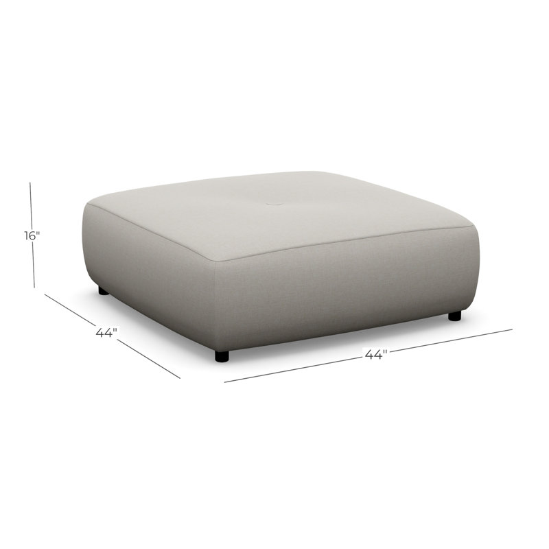 Pouf Square Ottoman, Grande 120910