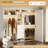 Shalonna 60" - 96" Closet System with 3 Drawers