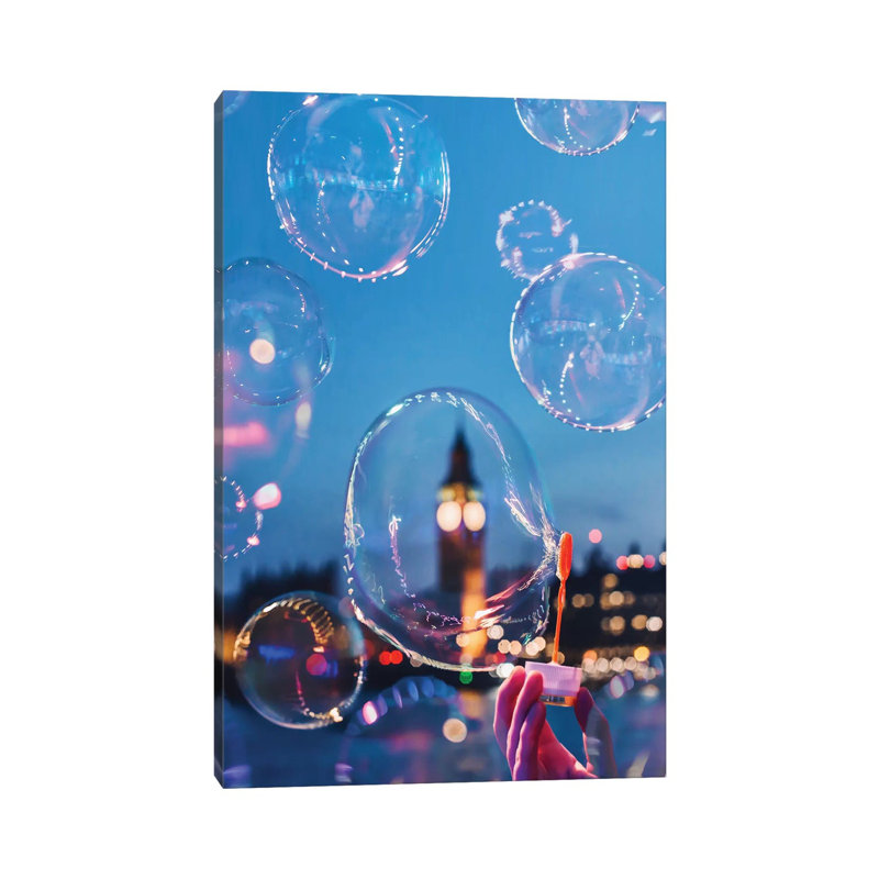 « Bubble Ben » par Hobopeeba-reproduction de photo, H 26 po x l 18 po x 1,5 po, Toile tendue, Pas de tapis