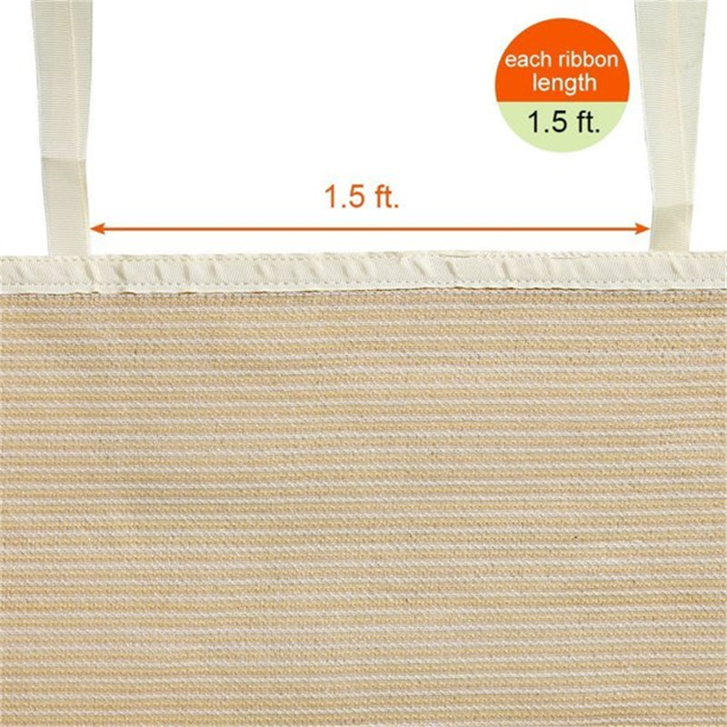 Mr.Garden Beige Fabric Screen for Gazebo
