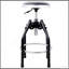 Tabouret de magasin hydraulique robuste et réglable, tabouret de mécanicien réglable, repose-pieds, pivotant à 360 °