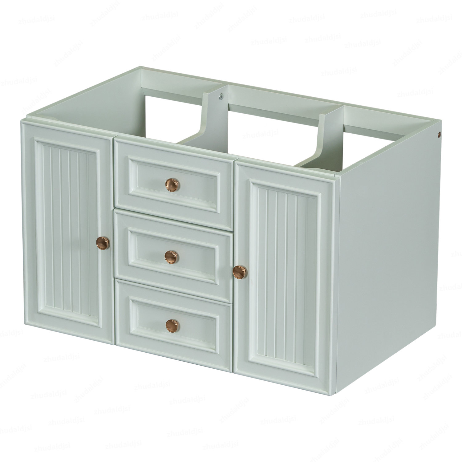 TOLOYE 29.3'' Wall Mounted Bathroom Vanity Base Only in Green | Wayfair
