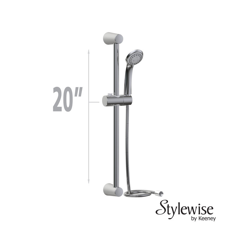 Pomme de douche à barre coulissante Stylewise