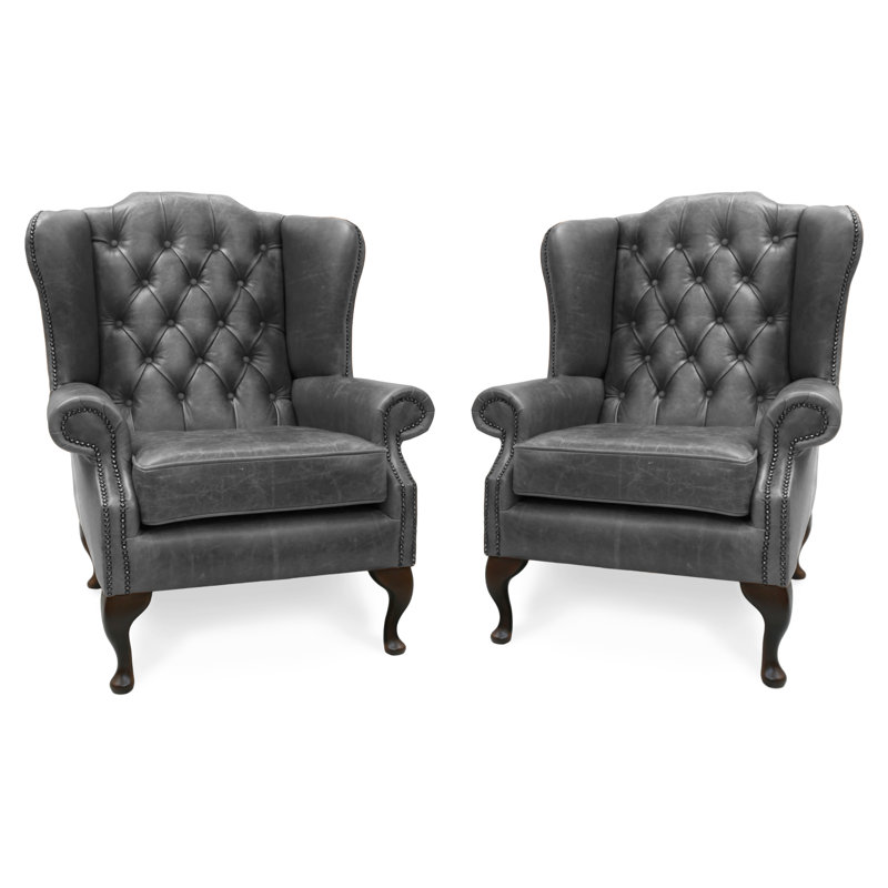 Brinson Upholstered Armchair, Grey
