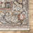 Rippeon Vintage Medallion Power Loom Performance Brown Rug-545833560