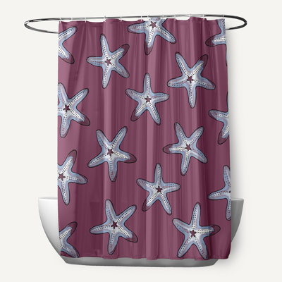 Rideau de douche simple Wilb Abraham