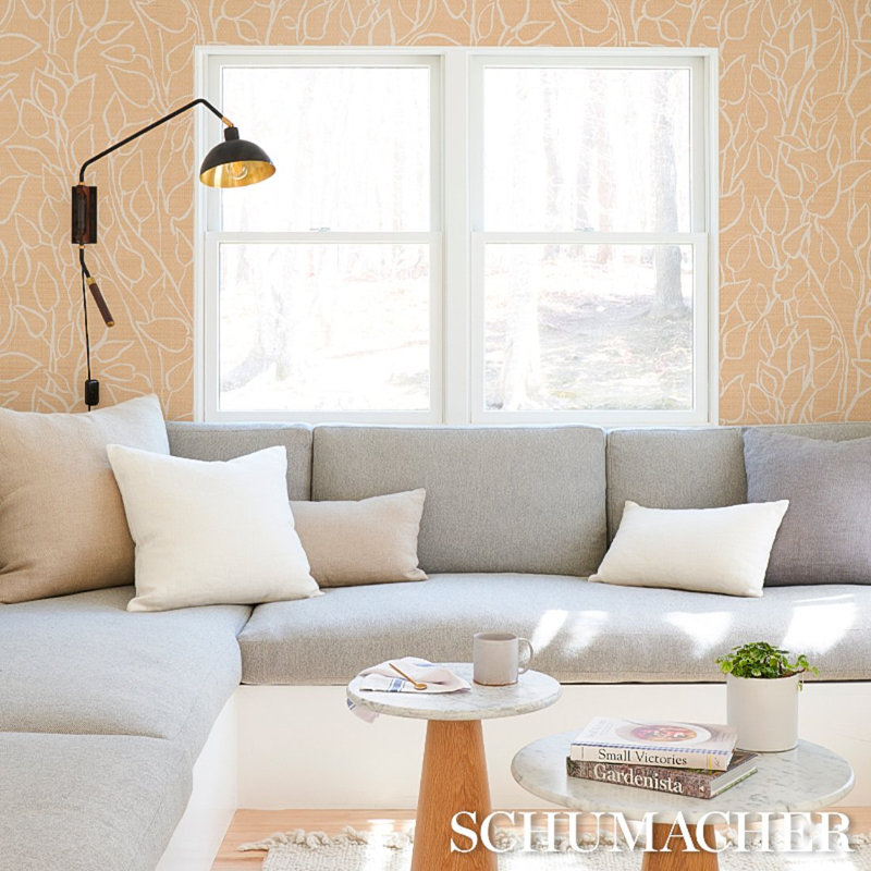 Solandra Vine Sisal Wallpaper, Straw