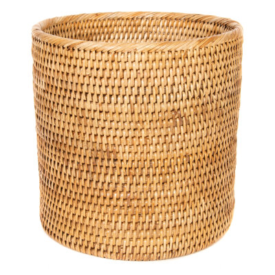 Rael 1.74 gal. Wicker Open Waste Basket