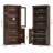 Wooden Bookcase Set, White Or Brown-939666104