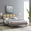 Grand lit plateforme avec pieds angulaires noirs Sidney Cane and Wood-1000349717-1000349800