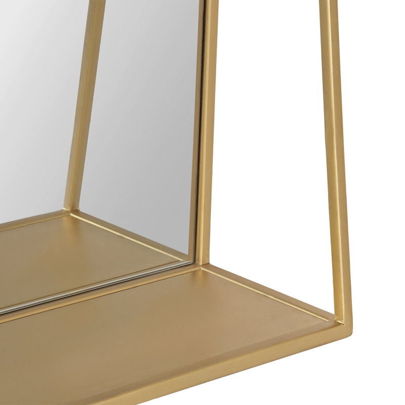 Carlyssa Modern & Contemporary Accent Mirror with Shelf