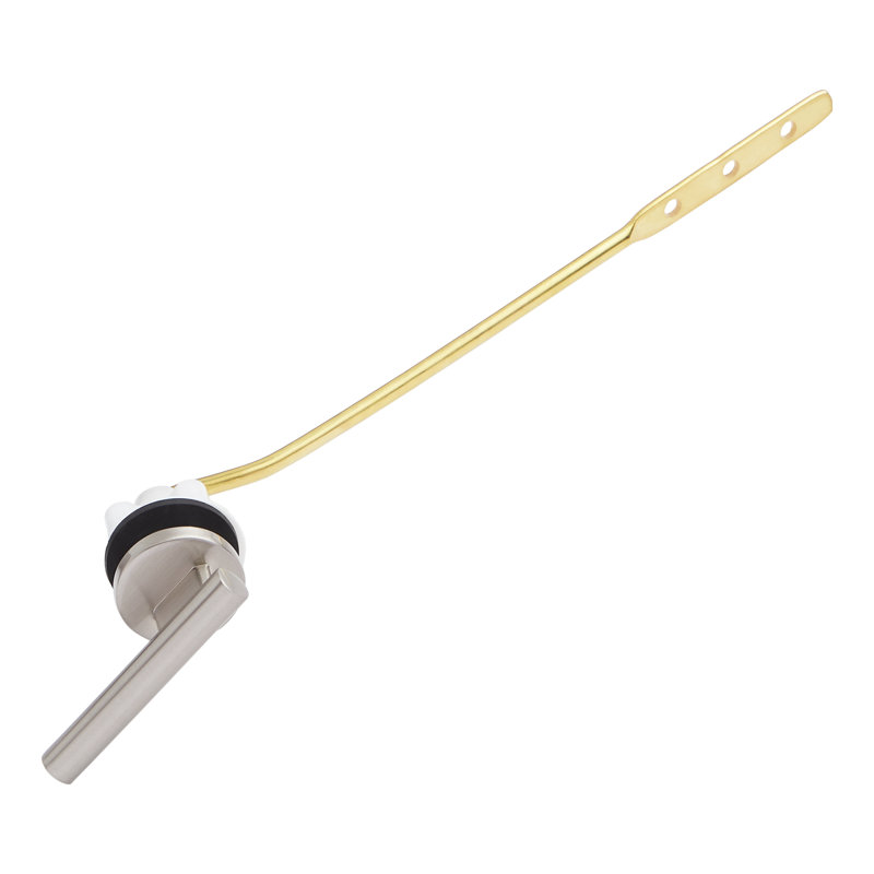 Modern Front Flush Handle, Brushed Nickel